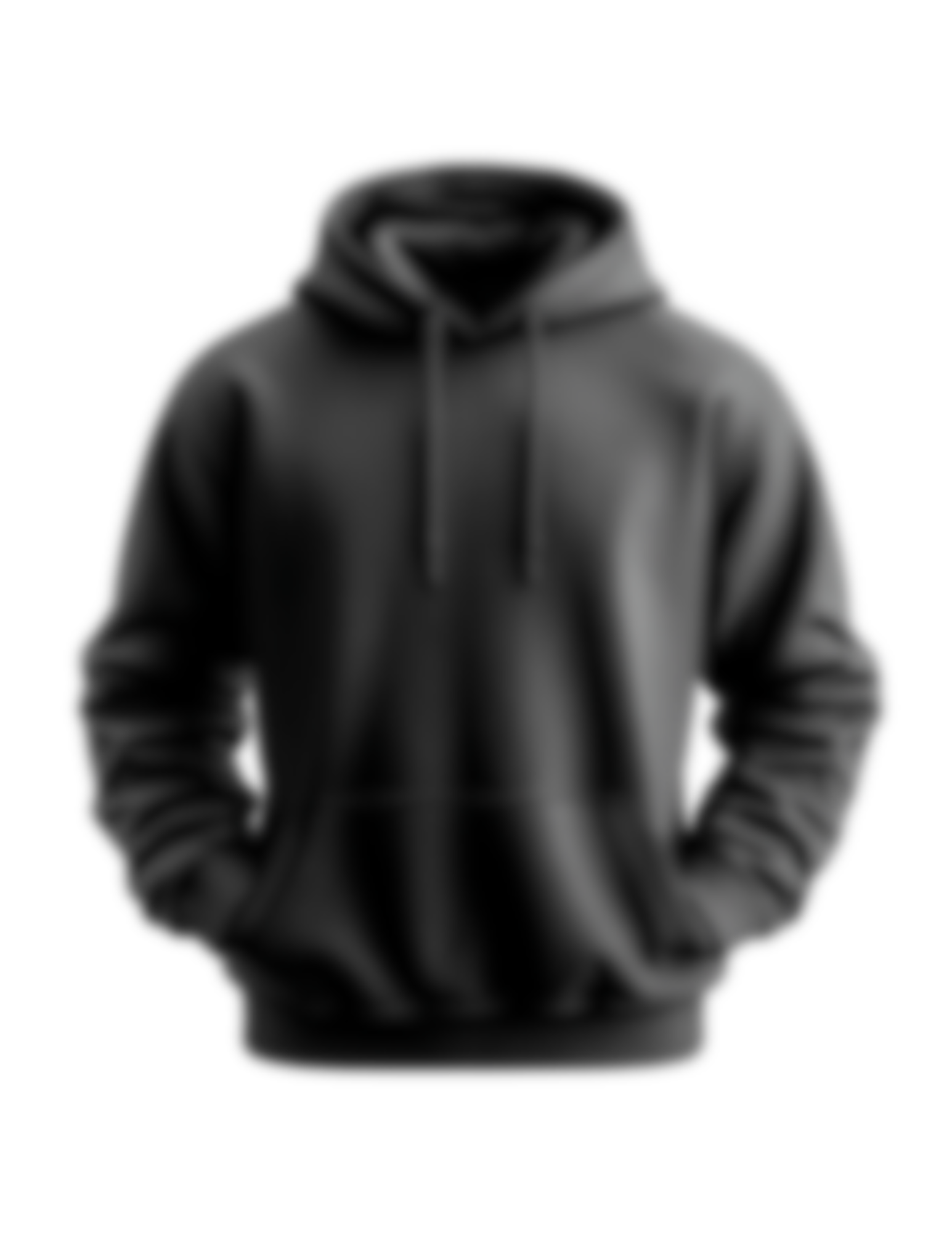 Sudadera Hoodie Negra Premium